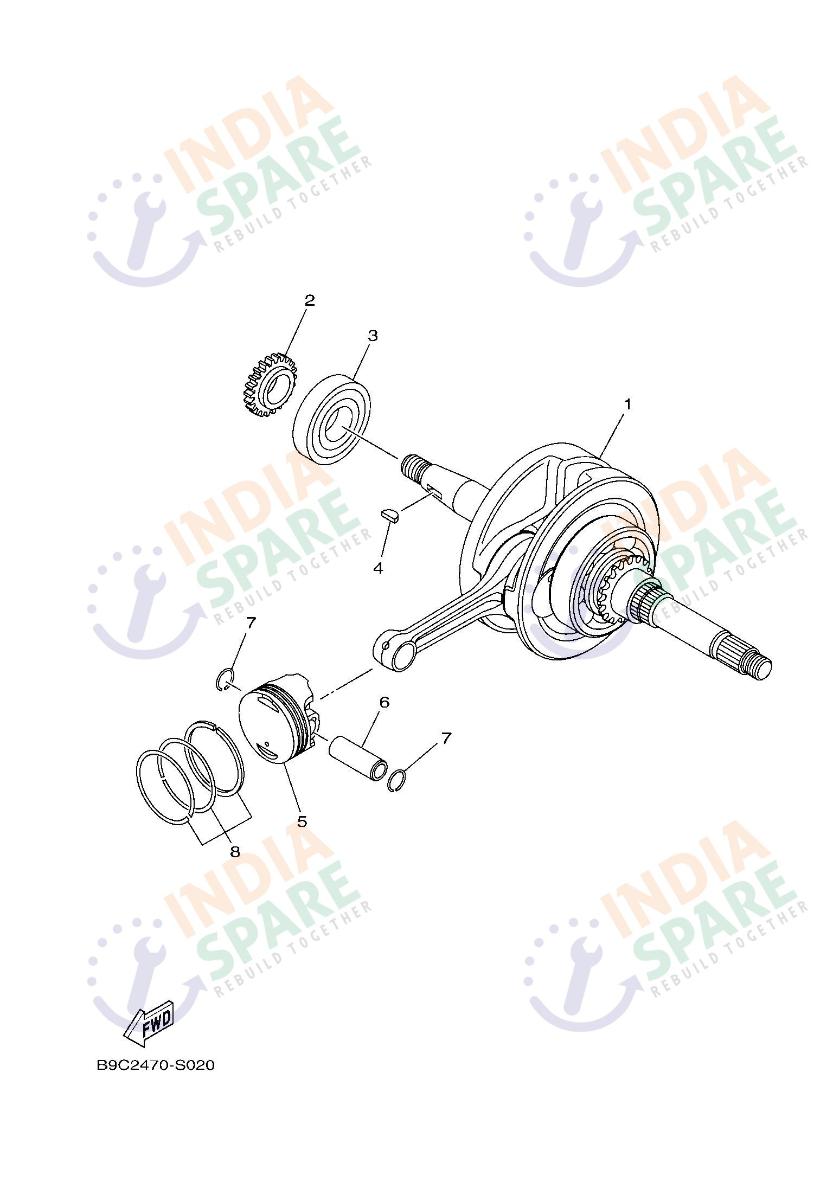CRANKSHAFT & PISTON